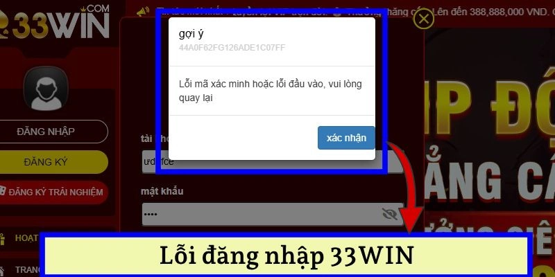 Đăng Nhập Tài Khoản 33WIN Nhanh Gọn Và Cực Kì An Toàn 6 Các lỗi đăng nhập 33WIN thường gặp và cách xử lý nhanh chóng.