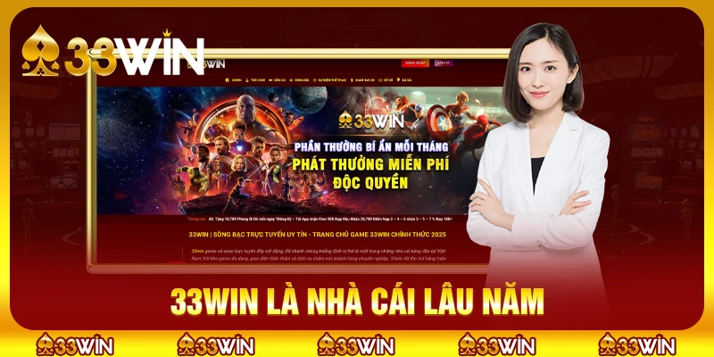 33WIN 7 33win: Nhà cái có bề dày kinh nghiệm